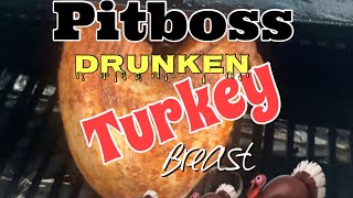 How To Smoke The Drunken Turkey drunkenturkeybreast smokedturkey honeysuckleturkeybreast [upl. by Einaffyt]