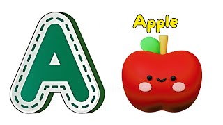 ABC song  Abc phonics song  Nursery Rhymes for Toddlers  A for apple [upl. by Yrellav268]