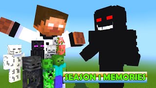 HEROBRINE BROS SEASON 1 MEMORIES  Minecraft Animation [upl. by Latnahc]