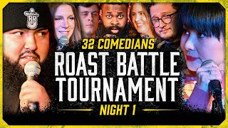 32 Comics in One Night  Roast Battle Special  Full Show [upl. by Ecirtak18]