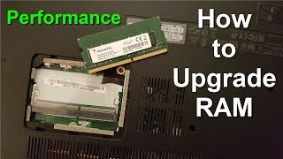 How to Upgrade laptop RAM and How to Install laptop Memory 2019  Faster laptop  Beginners [upl. by Gay]