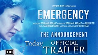 Emergency Movie Trailer out Release date  kangana ranautAnupam kher [upl. by Cindi]