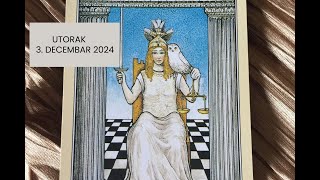 NEŠTO VESEO OVAJ UTORAK  UTORAK 3 DECEMBAR 2024  DNEVNO TAROT OTVARANJE [upl. by Ru]