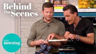 Gino DAcampo Teaches Dermot the Italian Way to Oven Pizza  This Morning [upl. by Basir]