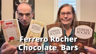 Ferrero Rocher Dark Milk and White Chocolate Bars [upl. by Reisch554]