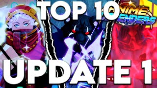 Top 10 Must Have Units In Anime Defenders Update 1 [upl. by Melisandra]