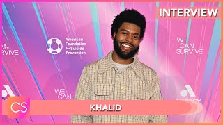 Khalid Shares Proudest Moment from Making New Album SINCERE amp Talks Prioritizing Mental Health [upl. by Damal]