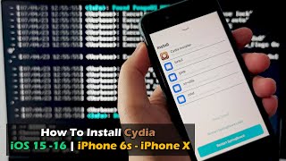 How To Install Cydia iOS 150 1651  iPhone 6s  iPhone X With Cydia Installer [upl. by Glynias]