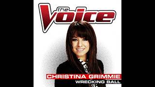 Christina Grimmie  Wrecking Ball  Studio Version  The Voice 6 [upl. by Analah]