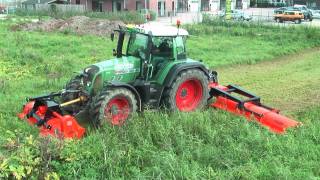 quotPerfectquot KX860 large surface flail mower [upl. by Crudden]