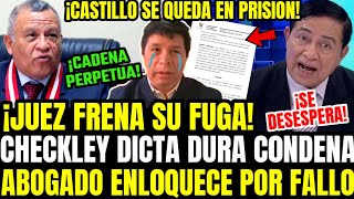 JUEZ CHEKLEY MANDA A LA M A CASTILLO Y SU ABOGADO SE DESESPERA X FALLO PJ Q LO ENCIERRA DE X VIDA [upl. by Licko]