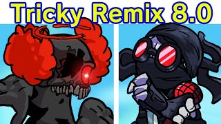 Friday Night Funkin VS Tricky Remixes FULL WEEK Part 13 FNF Mod Tricky Mod 20 Madness Combat [upl. by Yengac]