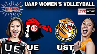 UST vs UE  UAAP Womens Volleyball Season 86 Live Scoreboard [upl. by Ellehsim]