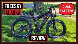 FreeSky Alaska Dual Battery Ebike Review [upl. by Iclek]