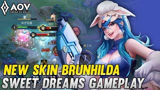 AOV  NEW SKIN BRUNHILDA SWEET DREAMS GAMEPLAY  ARENA OF VALOR [upl. by Llyrat]