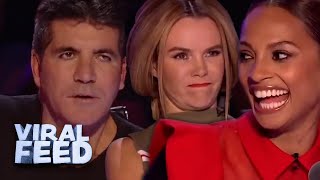 Auditions Where The Judges BUZZ Too SOON On Britains Got Talent  VIRAL FEED [upl. by Neelac773]