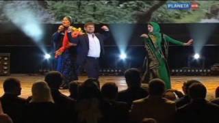 Kadyrov dances as Grozny celebrates [upl. by Lacsap]