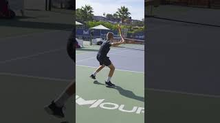 1minute tutorial to an effective turnaround forehand 💣 tennis tutorial advice forehand [upl. by Mareah559]