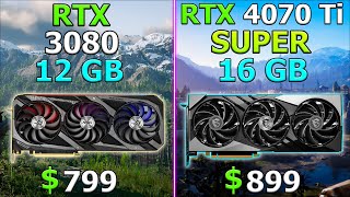 RTX 4070 Ti Super vs RTX 3080  Test in 10 Games  2K [upl. by Pharaoh]