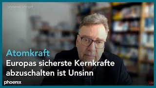 Energiewende Frank Umbach zur Abschaltung der letzten Kernkraftwerke in Deutschland [upl. by Cesare148]