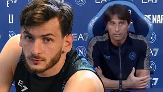 CONTE quotKvaratskhelia o rinnova o altrimentiquot 😱 CLAMOROSO in conferenza [upl. by Ennaeerb]