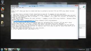 How to make torrent and how to upload  1337xorg [upl. by Einram917]