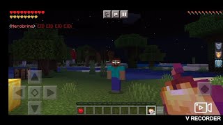 Herobrine Addon Download  Minecraft PE [upl. by Kriss]