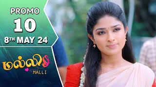 Malli Serial  Episode 10 Promo  8th May 24  Nikitha  Vijay  Saregama TV Shows Tamil [upl. by Sheilah735]