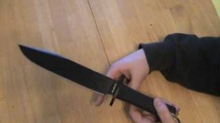 Cold Steel Trail Master  Favorite Large Fixed Blade Survival Knife [upl. by Wilmott836]