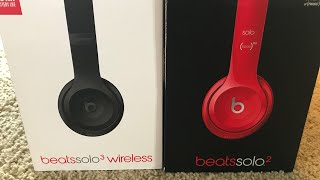 Beats solo 2 vs Beats solo 3 wireless [upl. by Irodim]