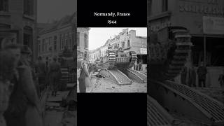 Then and Now Pictures From DDay in Normandy Part 3 history ww2 usa france [upl. by Kaila]