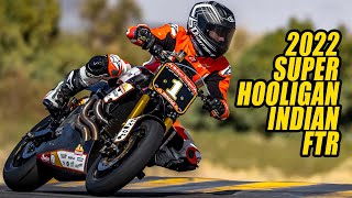 2022 Indian FTR1200 Hooligan Race Bike  First Ride [upl. by Onairotciv640]