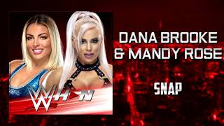 WWE Mandy Rose amp Dana Brooke  Snap Entrance Theme  AE Arena Effects [upl. by Buffo]