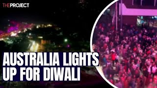 Australia Lights Up To Celebrate Diwali [upl. by Nialb]