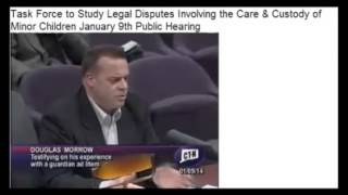 Child Custody task Force Hearing A Fathers Heartbreaking Testimony [upl. by Isiah280]