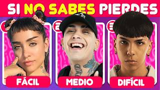 Si NO te SABES la Canción PIERDES 🎤❌ Versión Artistas Argentinos 🎶 Quiz Escena Urbana Argentina [upl. by Alatea457]