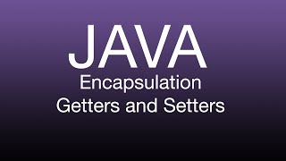 Les bases des Setters amp Getters java [upl. by Aydidey]