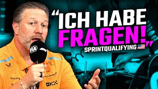 Rundumschlag Zak Brown teilt gegen Red Bull aus I Analyse F1 Sprintquali Austin 2024 [upl. by Filip]