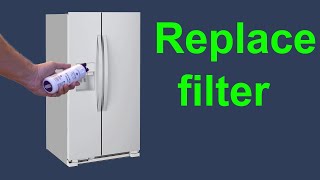 Refrigerator water filter replacement [upl. by Aubry675]