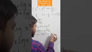 Class 12 Differentiation MCQ based questions exam 2025differentiation class12 maths [upl. by Nitniuq]