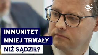 Komisja Regulaminowa Rady Europy za uchyleniem immunitetu Marcinowi Romanowskiemu TVN24 [upl. by Ennalyrehc122]