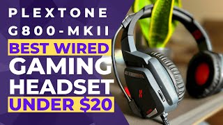 Plextone G800 MK II Review  Gaming Test  Video Test  Mic Test [upl. by Aerdnod]