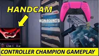 Winning Faceit Finals and Handcam Controller Champion Ranked Highlights  Rainbow Six Siege [upl. by Nolrah]