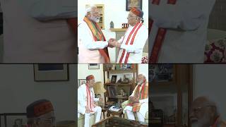 PM Modi meets veteran BJP leader Murli Manohar Joshi in Delhi  shorts [upl. by Stepha]