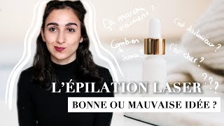 Lépilation laser mon expérience 💪 [upl. by Aynatal613]