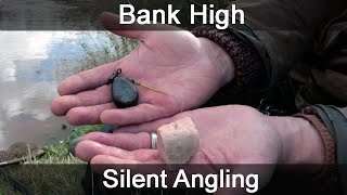 Barbel fishing floodwater river Wye Silent Angling [upl. by Carman463]