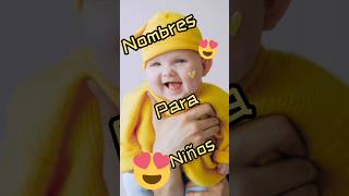 Nombres para niñosnombresparabebés baby nombreshermosos 2024 [upl. by Aihtyc]