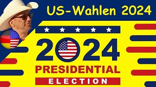 4K USWahlen 2024  Donald Trump  Kamala Harris  Erdrutschsieg der Republikaner [upl. by Batista67]