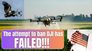 Attempt to Ban DJI Drones has failed  DJI Ban removed from senate bill [upl. by Ellerey]