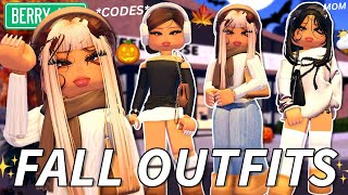 Cozy And Comfy MOM AUTUMN OUTFITS amp OUTFIT CODES For Berry Avenue [upl. by Aihsekyw895]